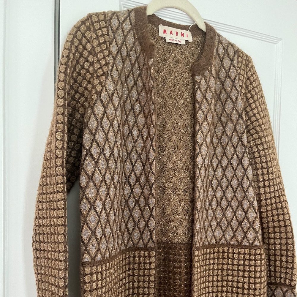Marni long sweater sweater jacket S